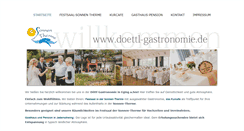 Desktop Screenshot of doettl-gastronomie.de
