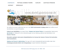 Tablet Screenshot of doettl-gastronomie.de
